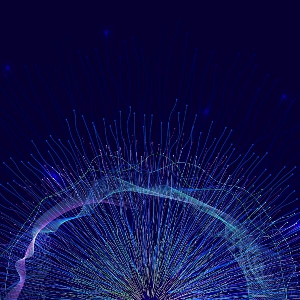 Technological background for design on the topic of artificial intelligence, neural networks