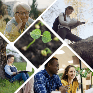 Collage of intergenerational learners